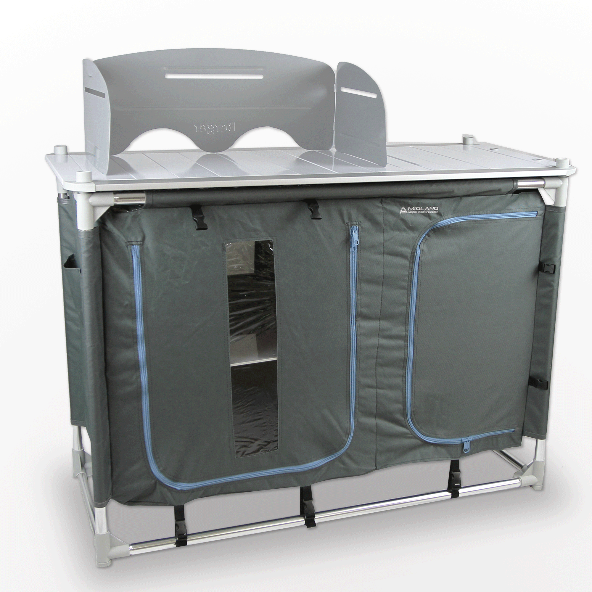 STORAGE PANTRY CAMPING KITCHEN SHELF CAMP CUPBOARD WINDSHIELD COOK