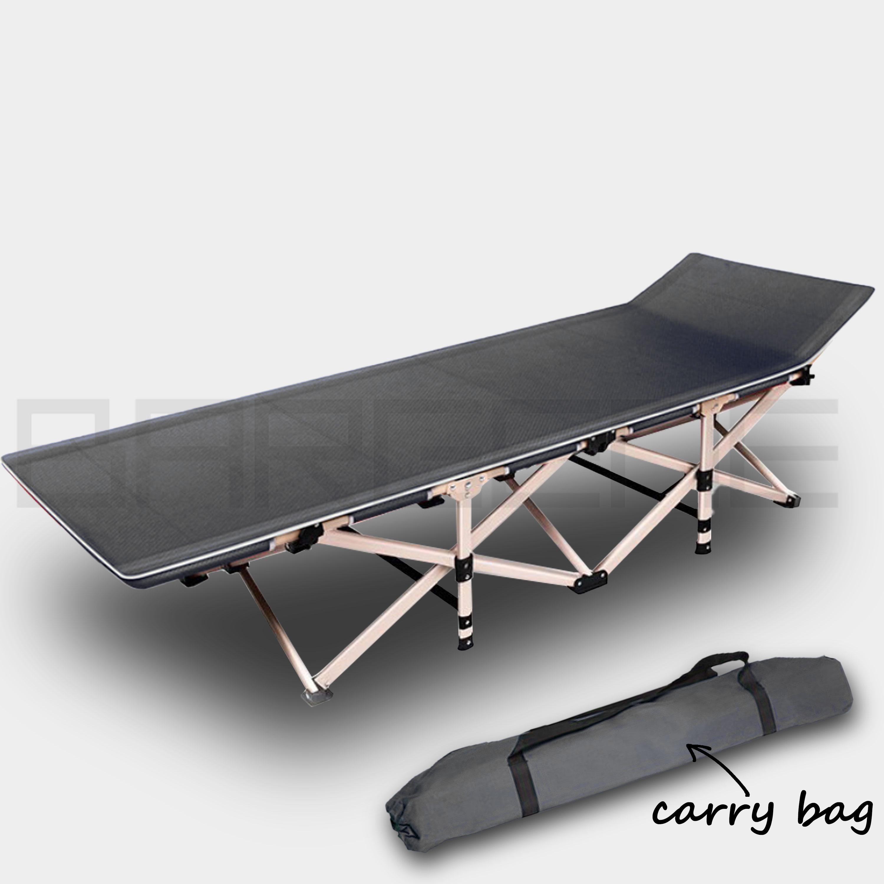 Camping Portable Stretcher Single Foldable Folding Bed Mattress