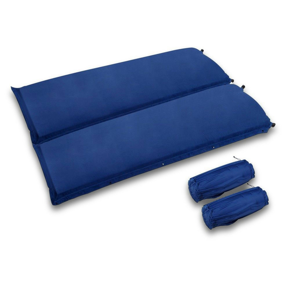 Double Self Inflating Mattress Sleeping Mat Air Bed Camping Hiking
